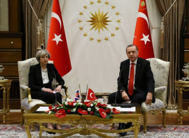 Cumhurbaşkanı Erdoğan, İngiltere Başbakanı May ile görüştü