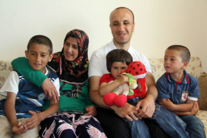 Görme engelli babanın geçim çabası