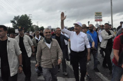 Yürüyüşün 20. günü tamamlandı