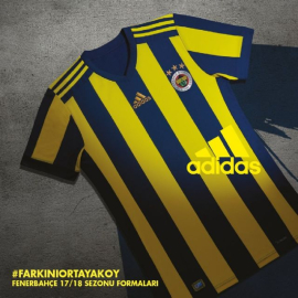 Fenerbahçe'nin yeni sezon çubuklu forması belli oldu