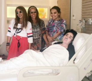 Demet Akalın Nur Yerlitaş'ı ziyaret etti