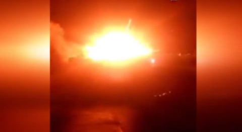 Kilis'teki patlamalar böyle görüntülendi