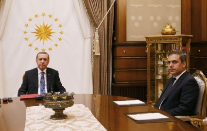 Cumhurbaşkanı Erdoğan, Fidan'ı kabul etti