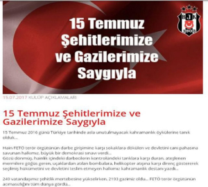 3 büyükler 15 Temmuz'u unutmadı
