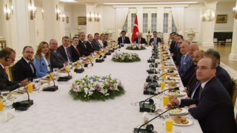 Başbakan Yıldırım, Alman firmalarının yetkilileri ile görüşüyor