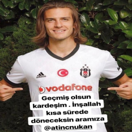 Caner'den Atınç'a geçmiş olsun mesajı