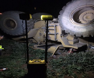 Kepçede feci şekilde can verdi