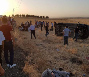 Batman'da trafik kazası: 1 ölü, 8 yaralı