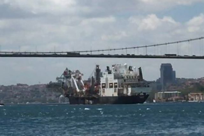 Türk Akımı için İstanbul Boğazı'ndan geçti