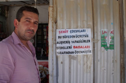 Şehit çocuklarına bu marketten alışveriş yapmak ücretsiz