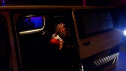 Kadın eşini rehin aldı