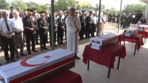 4 şehit için 43 yıl sonra cenaze töreni