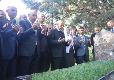 Devlet Bahçeli Bayram namazı sonrası konuştu