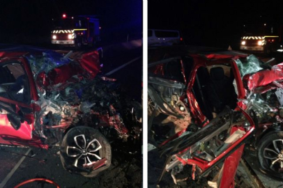 Tekirdağ'da feci kaza: 3 ölü, 2 yaralı