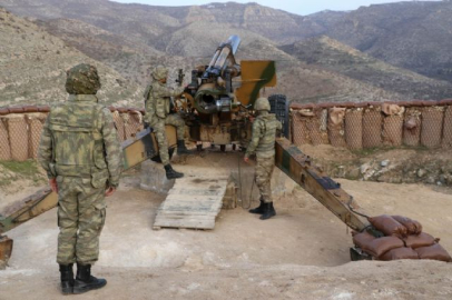 Kuzey Irak'a topçu atışı: 3 terörist etkisiz hale getirildi