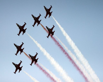 Türk Yıldızları İzmir'de nefes kesti