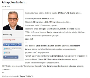 Ertuğrul Özkök ve Ahmet Hakan'a cevap