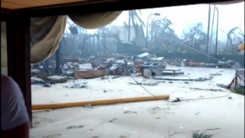 Irma kasırgası İngiliz milyarderin evini yerle bir etti