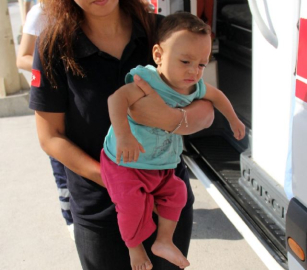 Camide 7 aylık bebek bulundu