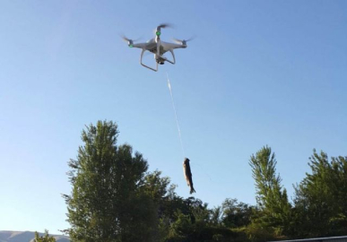Oltanın yetişemediği yere drone yetişti