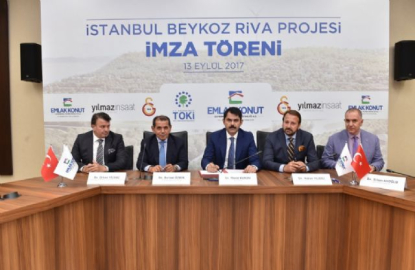 Riva arazisi için imzalar atıldı