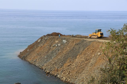 Rize-Artvin Havalimanı'nda deniz dolgusu başladı