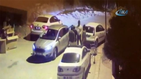 Vahşi cinayet kamerada