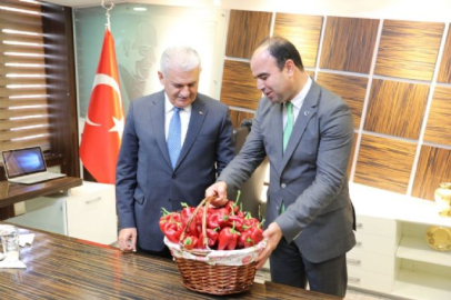 Başbakan Yıldırım'a 'acı' hediye