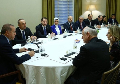 Erdoğan, Yahudi kuruluş temsilcileriyle buluştu