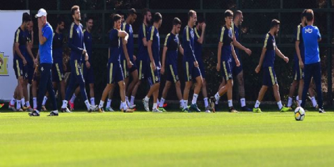 Skrtel antrenmanın ilk bölümünde takımla çalıştı