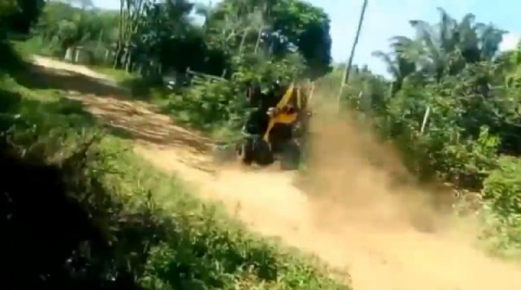 ATV ile takla atan sürücü hayatını kaybetti