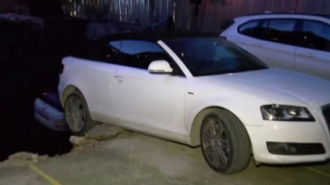 İstinat duvarı çöktü: Bu manzarayı görenler şok oldu