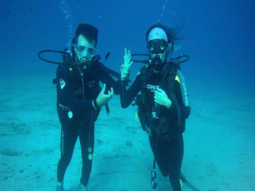 Su altında evlilik teklifi