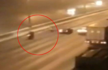 Motosikletli de yaya da canından oldu