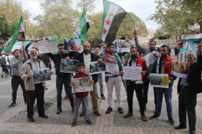 Suriyelilerden İdlib operasyonuna destek