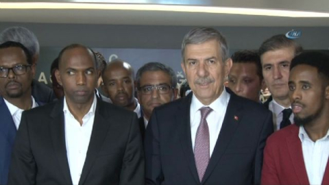 Bakan Demircan'dan Somalili yaralılara ziyaret