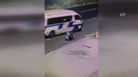 Çukur genç adamı böyle yuttu