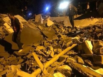 Kerpiç evde göçük: 1 ölü, 6 yaralı