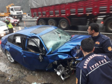 Kahramanmaraş'ta feci kaza: 1 ölü, 3 yaralı