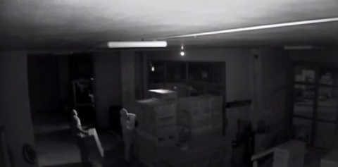 Organize hırsızlık kamerada