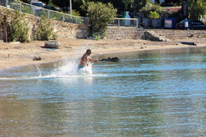 Doğu'da kar çilesi, Bodrum'da deniz keyfi