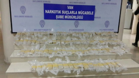 Van'da yarım ton eroin ele geçirildi: 14 gözaltı