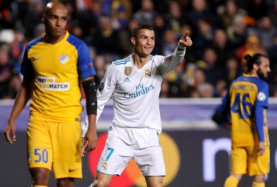 Devler Ligi'nde haftanın oyuncusu Ronaldo