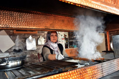 Kocası hastalanınca kebapçı oldu