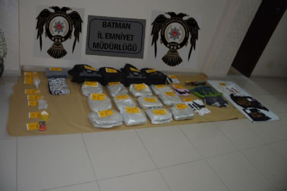 Batman'da 49 kilogram C4 ele geçirildi