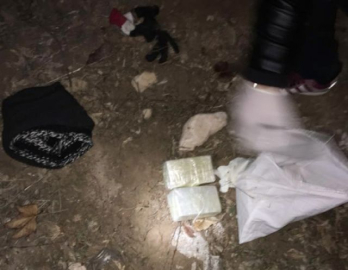 Kaçan sürücünün motosikletinden 10 kilo eroin çıktı