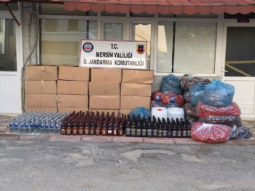 380 litre sahte içki ele geçirildi
