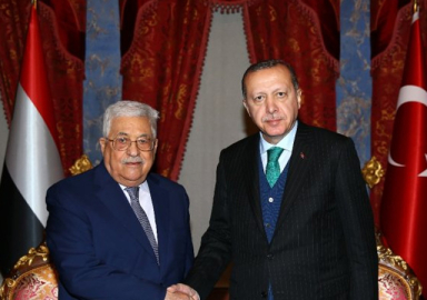 Erdoğan, Filistin Devlet Başkanı Abbas'la görüştü