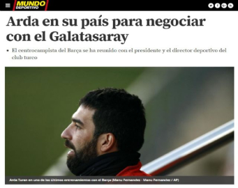 İspanyol basınından Arda Turan iddiası