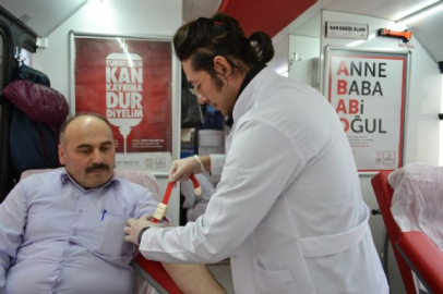 Kan bağışı rekoru kırdı